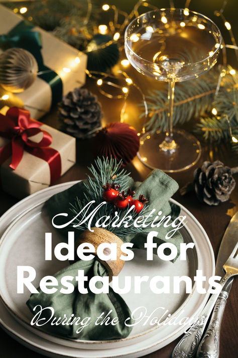 There are many fun and festive ways to bring people to your restaurant throughout late-November and December. Here are eight holiday restaurant promotions and marketing ideas to try in 2023. Restaurant Christmas Decor Ideas, Christmas Decor Restaurant, Christmas Decor Ideas For Restaurant, Restaurant Promotion Ideas, Restaurant Marketing Ideas, Christmas Market Food, Holiday Marketing Ideas, Christmas Restaurant, Holiday Catering