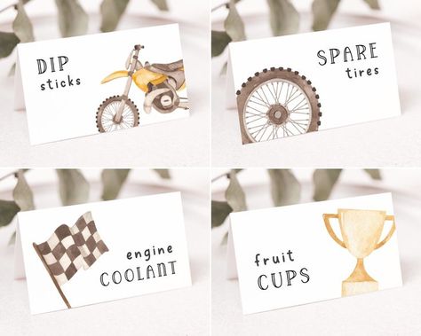 Dirt Bike Food Labels 1st Birthday Template. Printable Food Labels Fast One Birthday Editable Labels Dirt Bike Second Birthday, Motocross Party Food, Two Fast Birthday Dirt Bike, 2 Fast Birthday Party Dirtbike, Two Fast Motorcycle Birthday, Moto Birthday Party, Two Fast Dirt Bike Party, Dirt Bike Party Ideas, Dirt Bike Themed Birthday Party