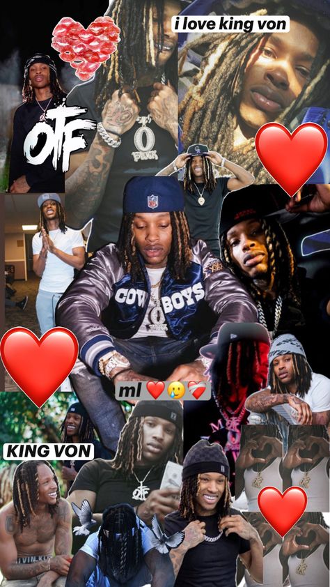 king of raps rip ❤️ King Vin Wallpaper, King Von Poster, King Con Wallpaper, Wallpaper King Von, King Von Wallpaper Iphone, King Von Wallpapers, King Von Pfp, Von Rapper, Wallpapers For Boys