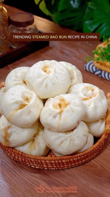 Bao Bun Recipe, Baozi Recipe, Bao Buns Recipe, Steamed Bao Buns, Steamed Bao, Buns Recipe, Bao Buns, Bun Recipe, Dim Sum