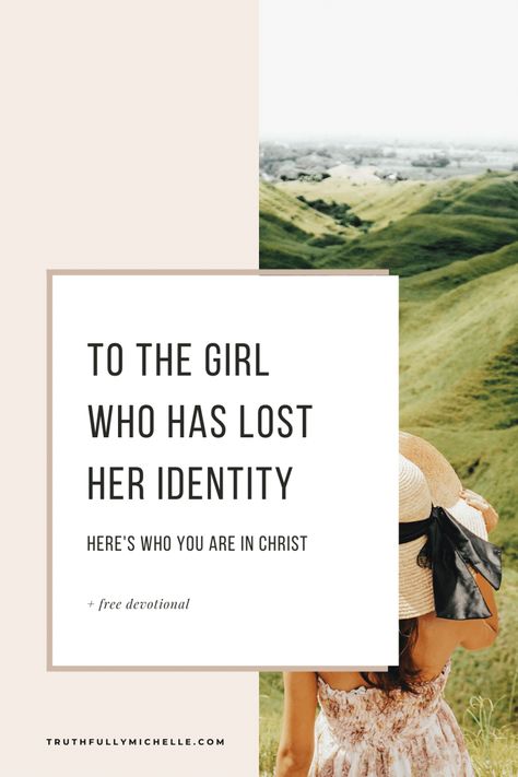 Finding Your Identity, Identity Quotes, Freedom In Christ, Christ Quotes, Bible Study Guide, Prayer Verses, Seeking God, Christian Encouragement, Knowing God