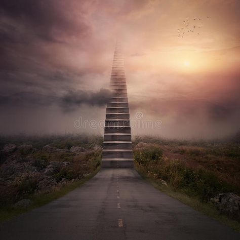 Road stairs. A road turns into a staircase up to the clouds #Sponsored , #SPONSORED, #ADVERTISEMENT, #stairs, #clouds, #staircase, #Road Angel Protector, Heaven Wallpaper, Stairs To Heaven, Rock Valley, Heaven Tattoos, Sunset Images, Heaven Art, The Cross Of Christ, Singapore Travel