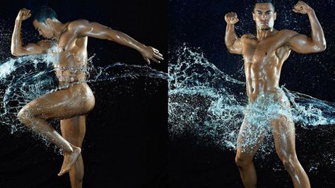 Giancarlo Stanton gets raw for ESPN the Magazine. Go Marlins! Sydney Leroux, Married To The Mob, Espn Body, Espn Magazine, Giancarlo Stanton, Usa Hockey, John Wall, The Mob, Hard Men