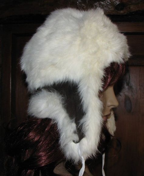 Ushanka Aesthetic, White Ushanka, Light Goth, Design Drawings, White Fur, Fashion Design Drawings, Fleetwood Mac, Real Fur, Stray Dogs