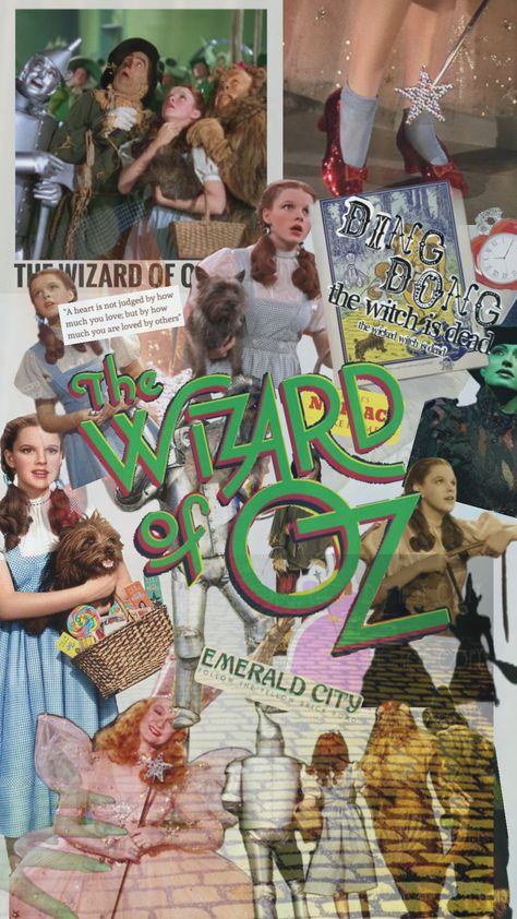 THE WIZARD OF OZ 💚🧙‍♀️#thewizardofoz The Wizard Of Oz Wallpaper, Wizard Of Oz Wallpaper, Oz Wallpaper, Halloween Wallpaper Cute, The Wonderful Wizard Of Oz, Yellow Brick Road, The Wizard Of Oz, Judy Garland, Emerald City