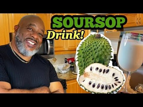 (1654) How to make Soursop Juice (Drink)! | Deddy's Kitchen - YouTube Soursop Juice Recipe, Soursop Juice, Soursop Fruit, Sour Soup, Tea Latte, Juice Drinks, Sunday Dinner, Fruit Recipes, Juicing Recipes