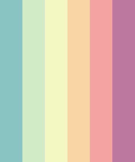 Funky Pastels Color Palette Color Palets, Business Logo Ideas, Hexadecimal Color, Palette Challenge, Retro Color Palette, Pastel Color Schemes, Color Palette Challenge, Colour Pallets, Champagne Pink