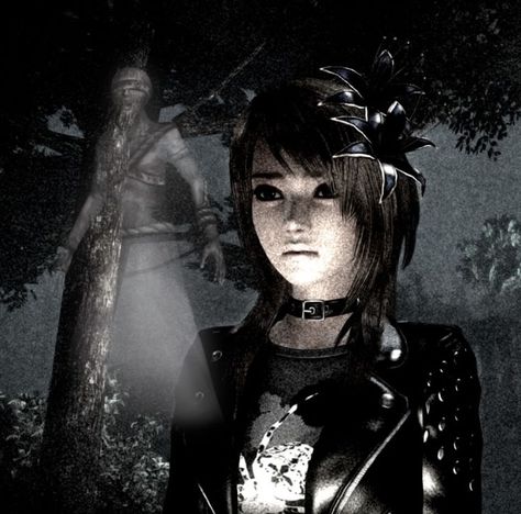 Fatal Frame Fatal Frame Pfp, Wired Earbuds, Y2k Profile Picture, Emo Pfp, Japanese Horror, Fatal Frame, Horror Video Games, Blood Art, Retro Horror