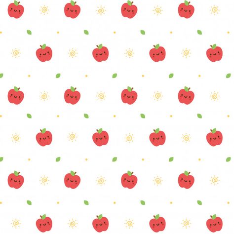 Apple seamless pattern background Pink Stripes Background, Apple Vector, Apple Background, Apple Pattern, Cute Pink Background, Rose Gold Texture, Cute Pastel Wallpaper, Simple Cartoon, Paint Background