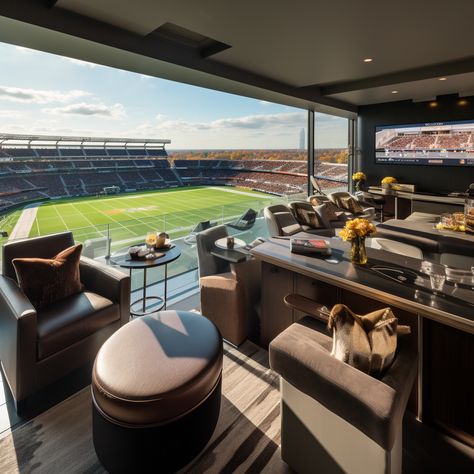 SuiteHop Stadium Box Suite Design, Stadium Suite, Algee Smith, Cricket Stadium, Lounge Interiors, Private Lounge, Stadium Design, Vip Lounge, Stadium Seats