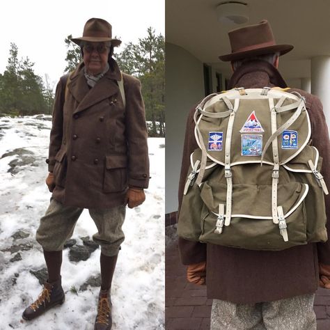 See this Instagram photo by @vintagemannen • 157 likes Man Socks, Backpack Camping, Plus Fours, Clothing Reference, Camping Backpack, Roll Top, Feb 5, The 50s, Osprey Backpack