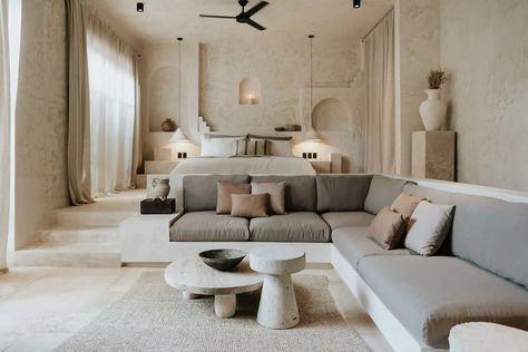 Mediterranean Apartment, Serene Design, Latest Sofa Designs, Mediterranean Interior, Interior Design Per La Casa, Corner Sofa Set, Design Apartment, Quintana Roo, Design Del Prodotto