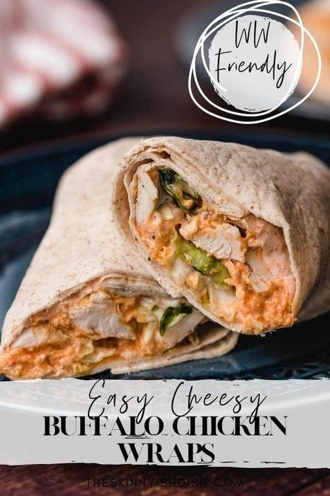 Lite Cravings, Cheesy Buffalo Chicken, Skinnyish Dish, Lunchtime Meals, Chicken Entree, Frozen Chicken Nuggets, Buffalo Chicken Wraps, Baked Chicken Recipes Easy, Tortilla Wrap