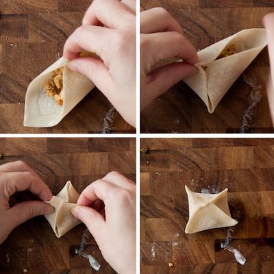 How To Fold Wontons, Veggie Dumplings, Frozen Potstickers, Wonton Dumplings, Homemade Tofu, Vegan Pantry, Frozen Dumplings, Dumpling Wrappers, Food Gallery