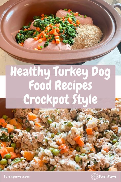 Healthy Crockpot Meals For Dogs Dog Crock Pot Meals, Turkey Dog Food Recipes Crockpot, Homemade Dog Food Turkey, Ground Turkey Dog Food Recipes Crockpot, Turkey Dog Food Recipes, Slow Cooker Dog Food Recipes, Ground Turkey Dog Food Recipes, Crock Pot Dog Food Recipes, Crockpot Dog Food Recipes Vet Approved