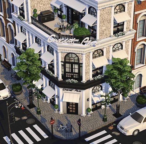 Townhouses In London, Bloxburg Nyc Building, Bloxburg Paris House, Sims 4 Paris Apartment, Bloxburg Nyc City Layout, Bloxburg Paris City Layout, Paris City Bloxburg, Bloxburg Appartement Building, Bloxburg Paris Town Layout