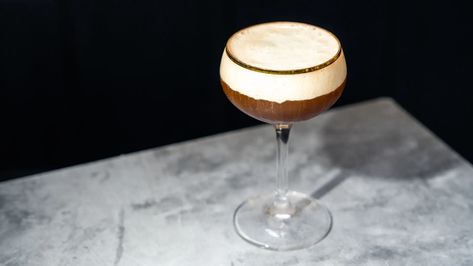 Golden-Foam-Espresso-Martini-web New Years Eve Espresso Martini, Van Gogh Espresso Martini, Espresso Martini Candle, Martini Espresso, Aesthetic Espresso Martini, Ice Scoop, Bar Spoon, Glass Bar, Cocktail Ingredients