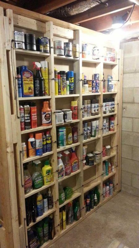 Between The Studs, Garage Organization Tips, Garage Organisation, Storage Shed Organization, Garage Workshop Organization, Garage Storage Shelves, Shed Organization, Garage Organization Diy, Garage Organize