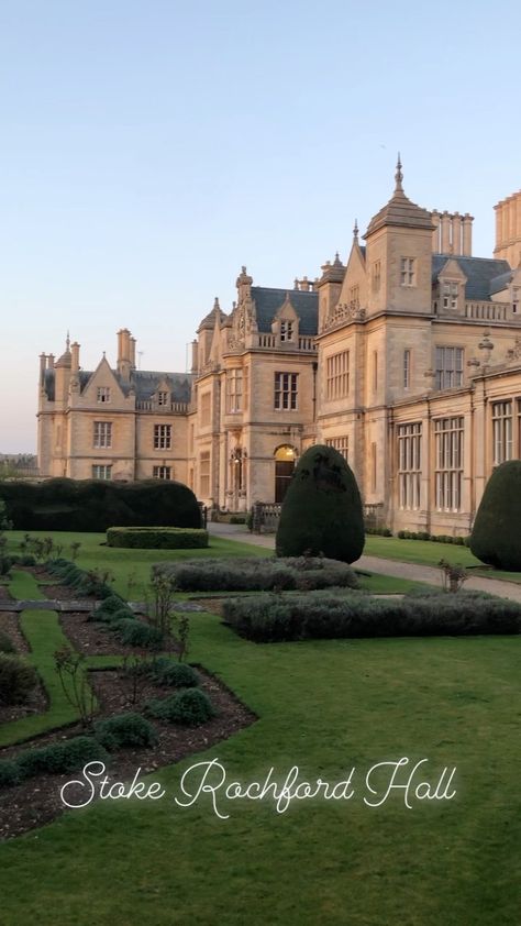 country_house_obsession on Instagram: I thought I’d show you where I’m staying whilst visiting Harlaxton Manor and Grimsthorpe Castle, this is the beautiful Stoke Rochford Hall… Stoke Rochford Hall, Harlaxton Manor, British Homes, Money Wedding, Castle Hill, Wedding Money, Country Homes, Alien Planet, Old Money