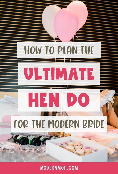 Navigate the exciting task of planning a hen do with our guide to the ultimate celebration for the modern bride! From classy hen party ideas to essential hen do checklists, ensure a weekend to remember. Explore the dos and don'ts for a genuinely show-stopping hen party. | Bachelorette Party How To Plan A Hen Do, Fun Hens Party Ideas, Hen Do Crafts, Hen Doo Ideas, Hens Party Ideas Themes, Classy Hen Party Ideas, Hen Party Ideas Activities, Hen Do Themes, Hen Weekend Ideas