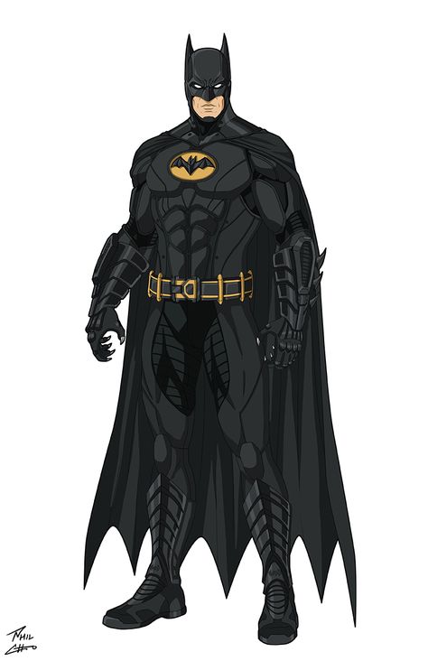 Phil Cho Batman, Hedgehog Character, Batman Custom, Batman Movie Posters, Batman Gotham Knight, Batman Concept Art, Batman Characters, Batman Redesign, Custom Batman