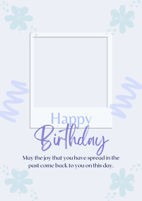 Instagram Frame Template Birthday Aesthetic, Happy Birthday Icons, Happy Birthday Best Friend, Birthday Icon, Happy Birthday Love Quotes, Happy Birthday Wishes Photos, Birthday Captions Instagram, Birthday Collage, Happy Birthday Wallpaper