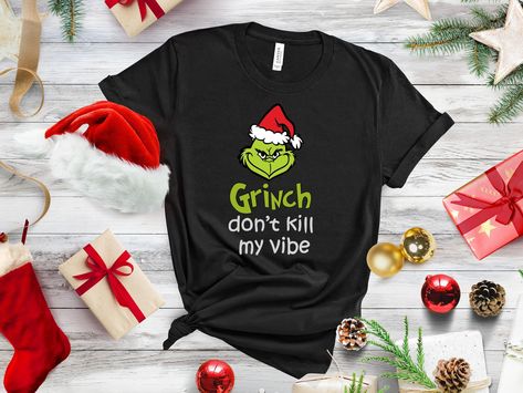 Grinch Shirt Ideas, Grinch Sweater, Grinch Costume, Grinch Sweatshirt, Grinch Costumes, Funny Grinch, Grinch Shirt, Grinch Shirts, Christmas Party Shirts