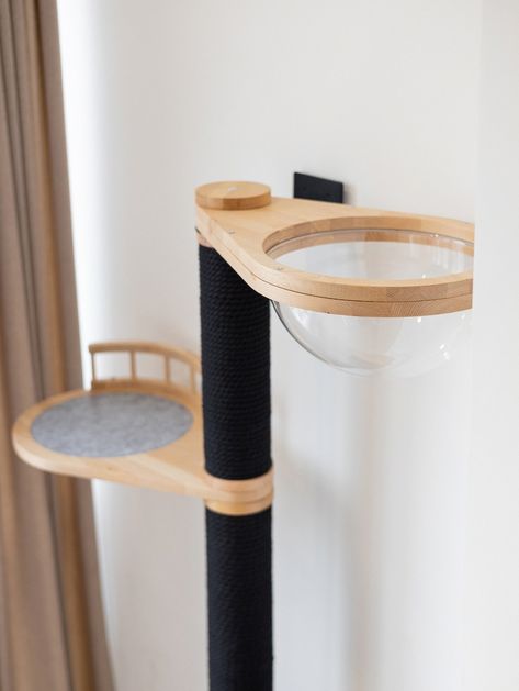 Cat Jungle Gym, Wood Cat Tree, Small Cat Tree, Cat Tree Scratching Post, Cat Climbing Tree, Modern Cat Furniture, Cat Climbing Frame, Modern Cat Tree, Cat Wall Furniture