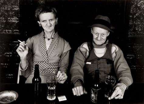 Shelby Lee Adams. Old Couple at Stengers Cafe. 1981. Gelatin silver print (selenium-toned). 9 5/8 x 12 15/16" (24.5 x 32.9 cm). The Family of Man Fund. 271.1982. © 2016 Shelby Lee Adams. Photography Eating Oysters, Angela Carter, Vintage Parisian, Environmental Portraits, Parisian Cafe, Old Paris, Old Couples, Paris Cafe, Fashion 1950s