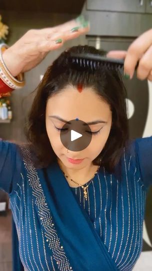 8.6M views · 205K reactions | Self hairstyle for wedding guest 😍 #followｍe @sangeeta_singh_hairstyles @sangeeta_boutique_official @sangeetacreation_06 | Sangeeta.Singh.hairstyles | Alisha Chinai · It's Rocking Simple Hair Do For Wedding Guest, Hairstyle For Maxi Dress, Haïr Style For Wedding Guest, Simple Wedding Guest Hair, Self Hairstyle, Hairstyle For Wedding Guest, Alisha Chinai, Hairstyle For Wedding, Guest Hair