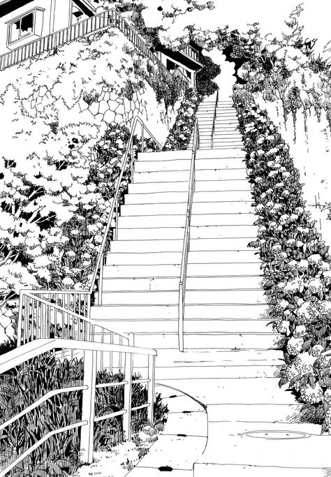 Manga Background Reference, Ane No Kekkon, Manga Landscape, Manga Background, Andermatt, Manga Drawing Tutorials, Landscape Sketch, City Drawing, Perspective Art