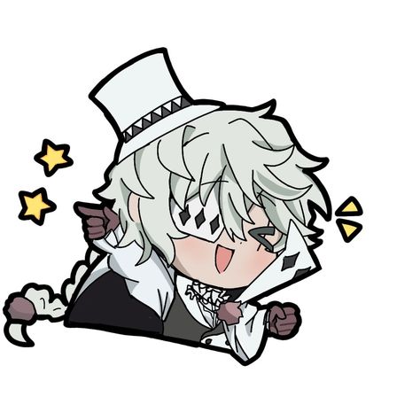 Nikolai Gogol, Bungou Stray Dogs Characters, Dog Icon, Homeless Dogs, Chibi Characters, Bongou Stray Dogs, Stray Dogs Anime, Anime Stickers, Dog Stickers