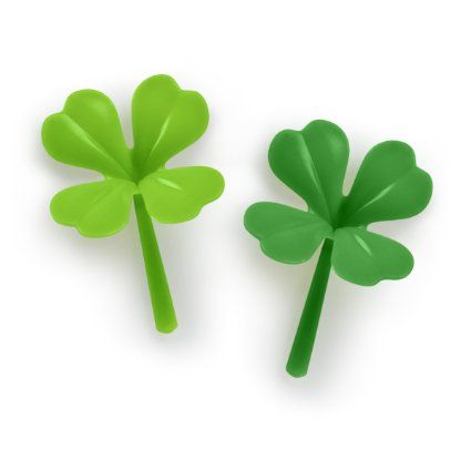 Fred & Friends LUCKY SPROUT Clover Bookmarks, Set of 4 Four Leaf Clover Aesthetic, Clover Aesthetic, Sprout Bookmark, Leaf Bookmark, Bookmarks For Books, Desk Stationery, Best Stocking Stuffers, Different Shades Of Green, Book Markers