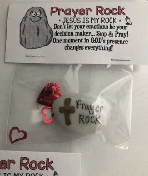 Emmaus Agape, Primary Talks, Birthday Goody Bags, Jesus Is My Rock, Prayer Rocks, Prayer Crafts, Teacher Encouragement, Bags Unique, Children's Church Crafts