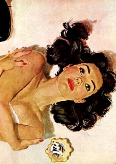 1940s Pinup Art, Vintage Cartoon Women, 1950s Art Style, 50s Pulp Art, 1950s Aesthetic Art, 50s Art Vintage Posters, Pulp Art Romance, 1950 Paintings, 1950s Illustration Art