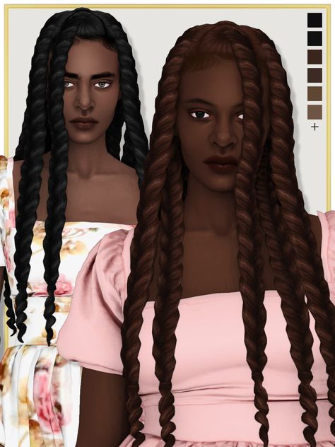 Maxis Match Braids, Ts4 Female Hair, Hair Cc Maxis Match, Sims 4 Cc Clothes Alpha, Sims 4 Cc Black Hairstyles, Black Sims 4 Cc Hair, Ts4mm Cc, Afro Hair Sims 4 Cc, Sims Aesthetic