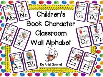 Storybook Character Classroom Theme, Book Character Classroom Decor, Book Character Themed Classroom, Storybook Classroom Theme, Book Themed Classroom, Storybook Classroom, Librarian Ideas, Art Labels, Classroom Alphabet