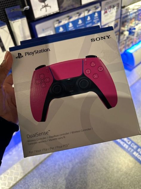 Pink Ps5, Gaming Valentines, Ps5 Controller, Pink Lifestyle, Pretty Shoes Sneakers, Pink Life, Pink Girly Things, Girly Accessories, Birthday List