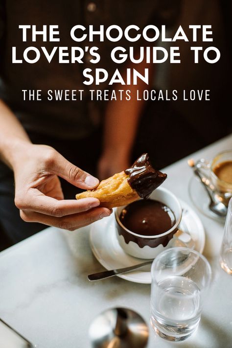 Any other chocolate lovers here? Luckily, some of the best Spanish dessert and sweet breakfast recipes are full of the good stuff! This guide explains everything you need to know about chocolate in Spain: how to eat it like a local, where to try it, and so much more! Sweet Breakfast Recipes, Homemade Churros Recipe, Spanish Chocolate, Spanish Dessert, Homemade Churros, Spanish Desserts, Trifle Pudding, Breakfast Recipes Sweet, Spain Food