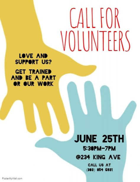 Call For Volunteers Flyer Volunteer Poster Design Ideas, Volunteer Recruitment Poster, Volunteer Poster Design, Ngo Poster, Volunteer Design, Volunteer Flyer, Fundraising Poster, Charity Poster, Volunteer Recruitment