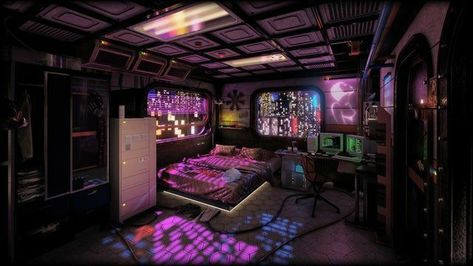 Harry PotterxMarvel Crossover Odin dies (Loki has nothing to do with… #fanfiction #Fanfiction #amreading #books #wattpad Magitech City, Cyberpunk Bedroom, Cyberpunk Apartment, Cyberpunk Interior, Cyberpunk Room, Concrete Apartment, Futuristic Bedroom, Futuristic Interior Design, Estilo Cyberpunk