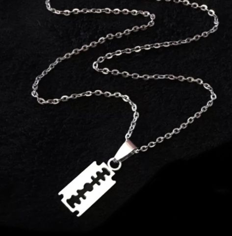 QUALITY STRONG CHAIN 3mm thick! Seriously Awesome Handmade Small Razor blade charm Necklace pendant on 18inch silver chain. This is a Awesome gift for any friend/relative Or perhaps a very unique treat for yourself! You will receive:- 1 x Razor charm pendant on 18inch chain. (as pictured) will arrive in Organza Gift Bag! This is a handmade item. Size: 12mm x 35 Approx. Material: silver plated alloy Main colour: plated antique silver (as pictured) Makes a great gift UK 2nd class P&P UK seller, item will arrive in Gift bag **ATTENTION INTERNATIONAL BUYERS** My packages are sent out via Royal Mail International standard, there aim is to have all items shipped from the UK Be at the chosen destination within 5-10 working days, however it can take up to 25days! If you cannot wait this long, plea Razor Necklace, Blade Necklace, Afro Jewelry, Punk Fashion Diy, Pretty Jewelry Necklaces, Jewelry Pliers, Razor Blade, Chain Silver, Uk Gifts