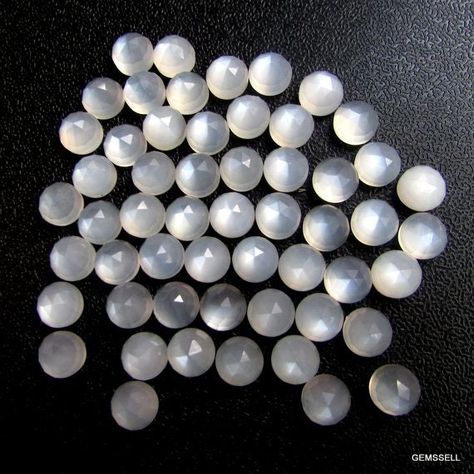 10 piece 6mm White Moonstone Rosecut Cabochon Round Gemstone, White MOONSTONE Round Rosecut gemstone, White Moonstone Rosecut Round Gemstone White Moonstone, Aqua Chalcedony, Peach Moonstone, Black Opal, Faceted Gemstones, Rose Cut, Moonstone, Round Cut, Gemstone Beads