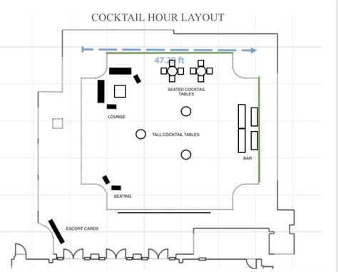 Cocktail Hour Layout, Cocktail Reception Layout, Cocktail Style Wedding Reception, Cocktail Style Wedding, Wedding Reception Layout, Reception Layout, Cocktail Reception, Charleston Wedding, Cocktail Hour