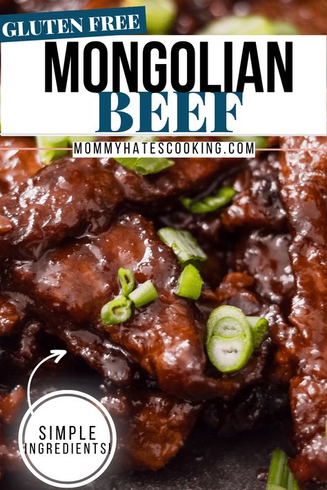 Mongolian Beef Recipe Gluten Free, Gluten Free Mongolian Beef, Gluten Free Mongolian Beef Recipe, Boneless Steak Recipes, Diced Beef Recipes, Gluten Free Chinese Food, Shredded Beef Recipes, Gluten Free Chinese, Gf Meals