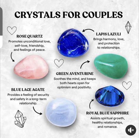 Crystals For Boyfriend, Relationship Crystals, Crystals 101, Energy Stones Crystal Healing, Crystal Grimoire, Crystal Identification, Wicca Recipes, Crystal Tips, Birth Stones