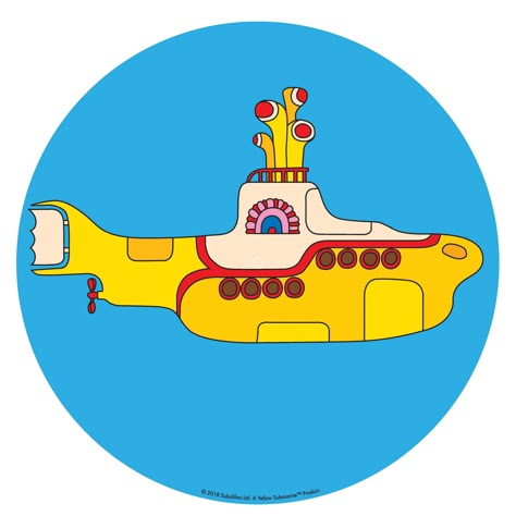 Beatles Album Art, Cello Stickers, Submarine Craft, Submarine 2010, Yellow Submarine Art, Submarine Movie, Vinyl Paintings, The Beatles Yellow Submarine, Us Navy Submarines