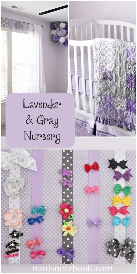 Lavender And Grey Nursery, Purple Nursery Ideas, Butterfly Nursery Themes, Diy Nursery Decor Girl, Nursery Butterfly, Gray Nursery Girl, Girl Nurseries, Cozy Sheets, Lavender Nursery