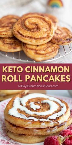 Recipe For Fluffy Pancakes, Carolyn Ketchum, Pancakes Simple, Keto Cinnamon Roll, Sugar Free Pancakes, Low Carb Pancake Recipe, Thm Breakfast, Fluffy Pancake Recipe, Keto Breakfasts