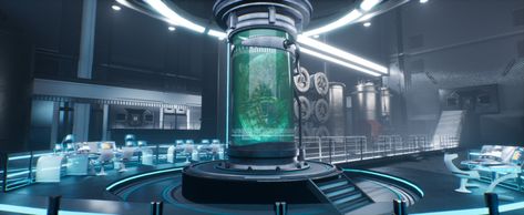 ArtStation - Sci - Fi Laboratory, Santiago P.G. Sci Fi Laboratory Concept Art, Laboratory Concept Art, Scifi Lab, Futuristic Laboratory, Sci Fi Laboratory, Scifi Wall, Scientist Aesthetic, D20 Modern, Sci Fi Aesthetic